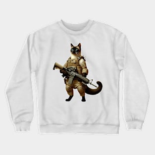 Tactical Cat Crewneck Sweatshirt